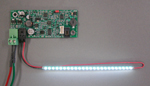 LED Backlight with I2C Programmable Brightness Controller and LCD Bias Voltage Supply
