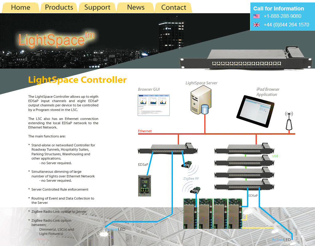 LightSpace(R) Controller from Ringdale - Building Automation Devices and Software