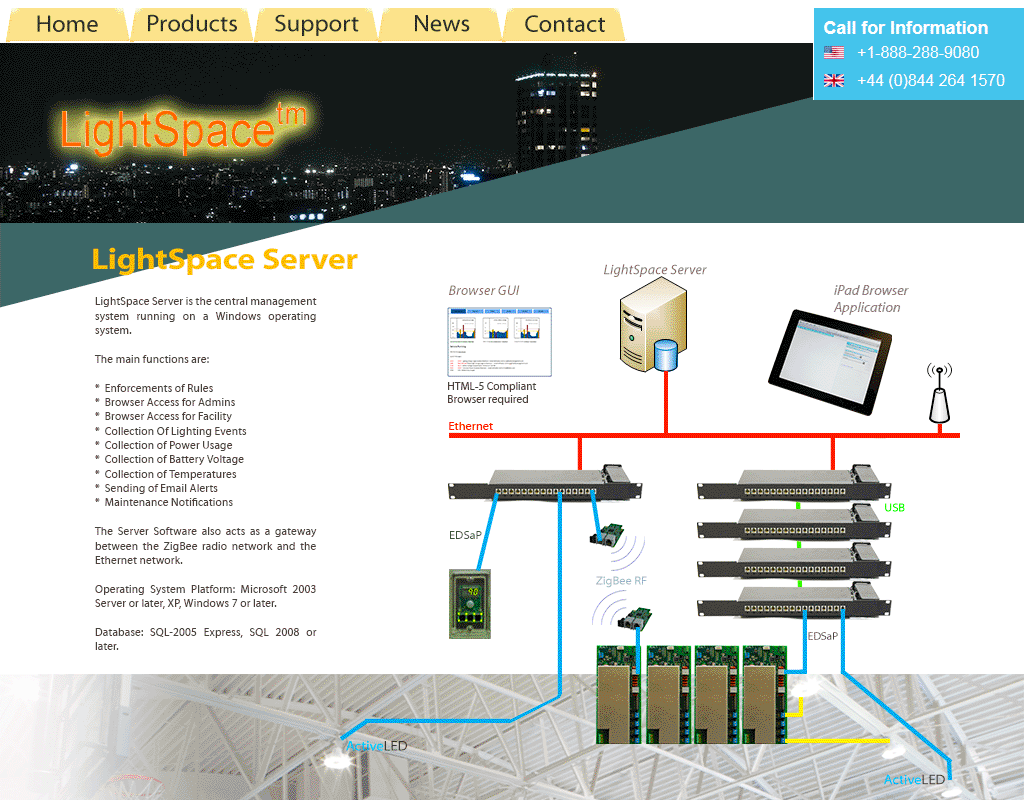 LightSpace(R) Server Software from Ringdale - Building Automation Devices and Software