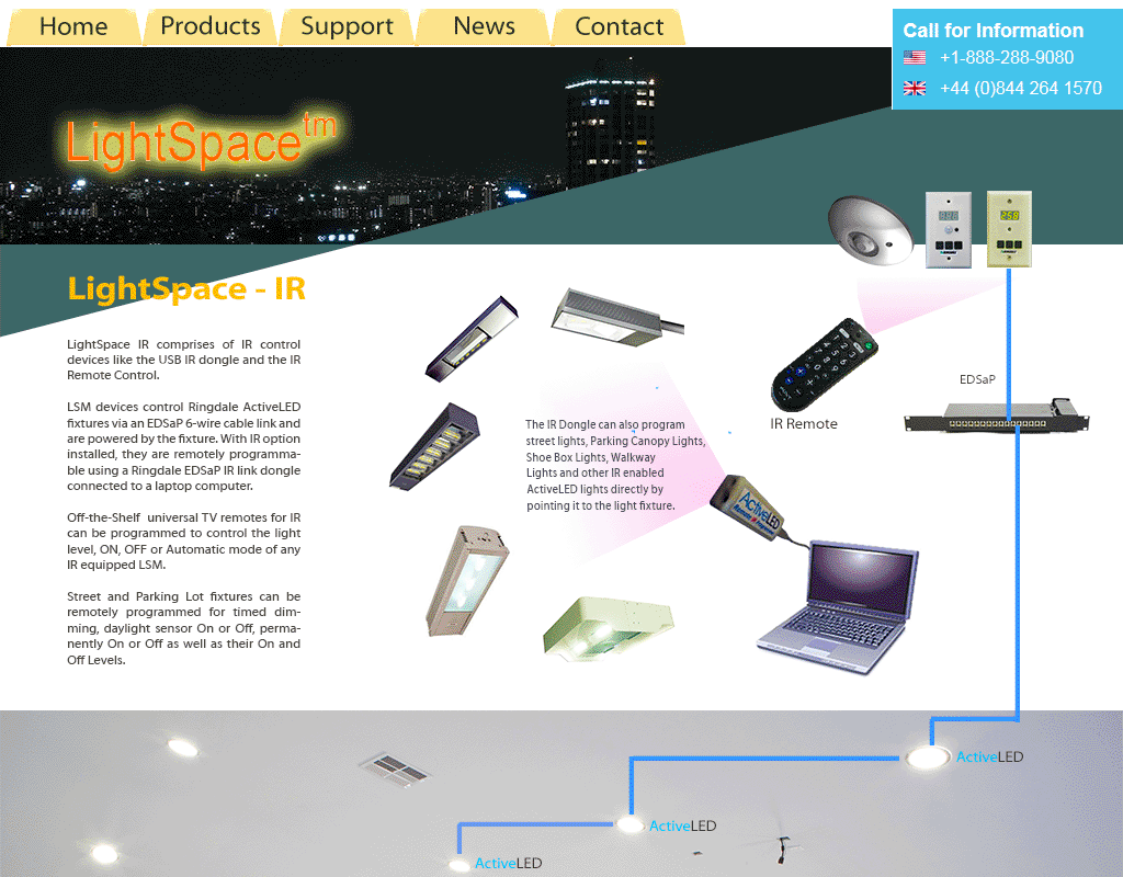 LightSpace(R) IR from Ringdale - Building Automation Devices and Software