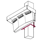 Universal-D Mounting Bracket Assy - Mounts an ActiveLED® Wall Pack Light to a  Square Pole